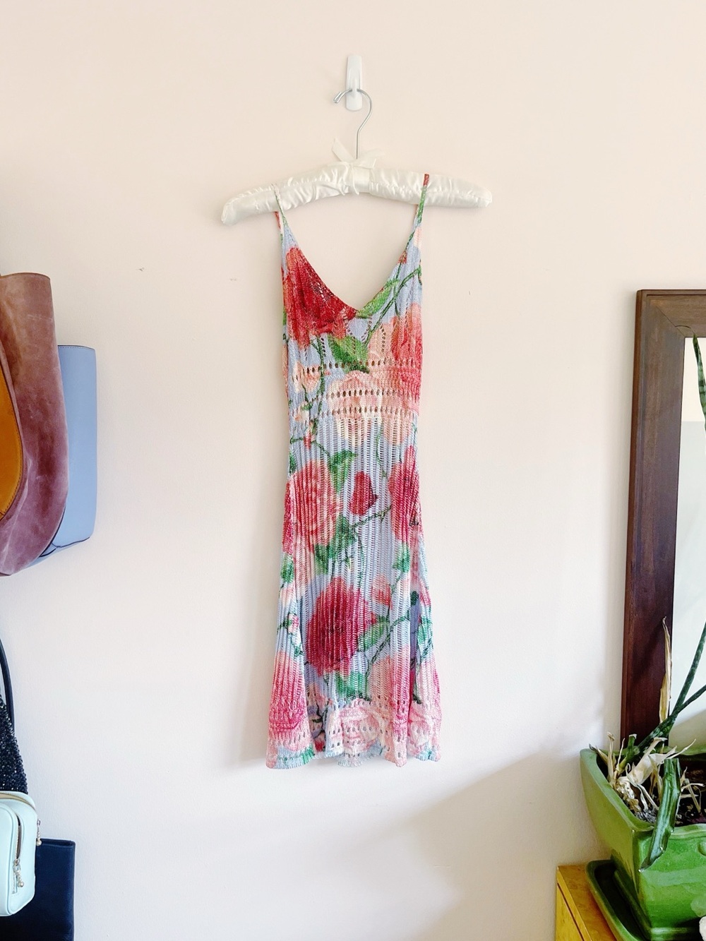 Loewe x Paula’s Ibiza Rose Knit Dress XS - Picture 5 of 9